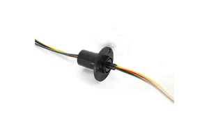Taidacent Conductive Slip Ring Rotary Joint Electrical Connector Rotating Power Connector Hat Type Signal Micro Slip Ring