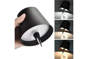 LED creative wine headlight embedded bar restaurant removable charging RGB dimming decorative wine bottle desk lamp