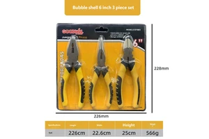Heavy Duty All in One Pliers Set Combination Long Nose Diagonal Cutter Wire Stripper Electrician Scissors