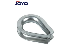 High Quality Rope Thimble G414 Hot Dip Galvanized Rigging Hardware Heavy Duty Us Type Cable Thimble