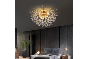 Dandelion Crystal Ceiling Lights Modern Led Ceiling Lamps Bedroom Indoor Decoration Lamps for Living Dining Room Ceiling Lights