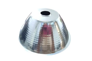 Custom Spinning Process Aluminium Reflector Cup, Parabolic Round Downlight Spotlight Cob Led Reflector