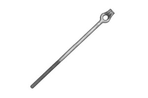 Bytes Forged Durable Carbon Steel HDG Thimble Eye Anchor Rod Hot Dipped Galvanized Finish