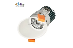 LED MR16 GU10 Spotlight Frame Concave Lighting Circular Inclined LED Downlight Lighting KH-SX80