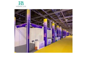 Portable Modular Exhibition Booth with LED Light Box Display for Trade Shows Tradeshow Equipment