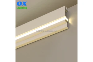 Aluminum Profiles Alloy Surface Mounted groove Free Double-lamp Eyelid Shaped Suspended Ceiling Corner Led Aluminum Profile