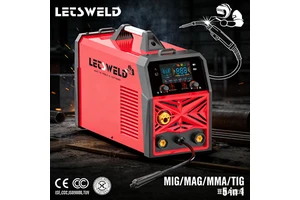 LETSWELD MIG MAG MMA TIG WELDER MASTER Multifunction New 13KG 140-200A 220V 110/220V LED SCREEN 6.0kVA 1 Year Warranty