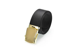 High Quality Cheap Blue Coffe Black Green Canvas Nylon Luxury Men's Belt buckle