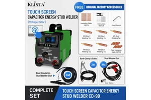 KLISTA RSR-2500 Touch Screen Capacitor Discharge Stud Welder Portable Insulation Stud Welding Machine Full Set