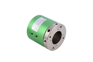 4 Passages Rotary Joint Middle Through Hole 50mm G1/8" Thread Connection 1MPa,360 Degrees Rotating slip Ring