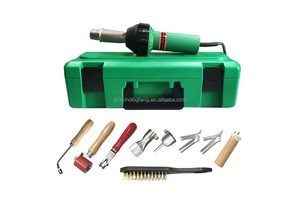 1600W 1G3 Digital High Temperature Plastic Welder Gun New Condition Hot Air Plastic Welding Machine And Kit