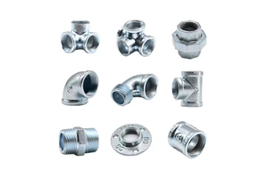 Round Gi Pipe Connector Fittings Socket Galvanized Malleable Iron Pipe Fitting
