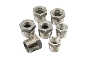 Stainless Steel Reducing Pipe Fittings and Connectors NPT Threaded Low Pressure Water Supply Fittings