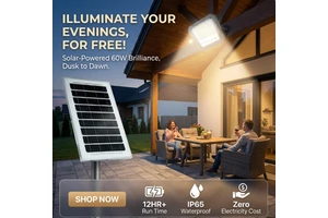 Solar Flood light High-brightness LED IP65 Waterproof Outdoor Light for Courtyard Hotel Use Remote Control Radar Induction