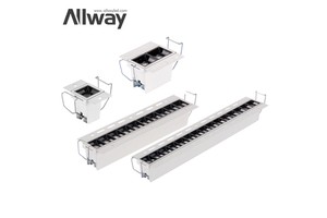 SKD Modernization Living Room Aluminum Linear Grille Lamp Recessed 2w 4w 10w 20w 30w Led Downlight Housing