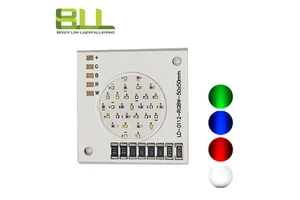 50x50mm Square RGBW COB LED Chip Light Source 20W COB Lamp for LED Spotlight Floodlight Downlight 20mm Round Lighting