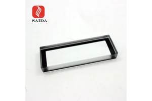 Custom High Visible Linear Light Glass Plate Tempered Round Glass Cover ultra clear Glass for Led Light