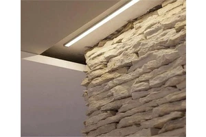 Custom Contour LED Aluminium Alloy Profile Lighting U Shape Anodized Surface 2700K CRI 90 Dimming Sensor Cabinet Lighting Strip