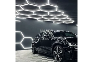 Car Wash Working Lights Inspection Detailing Luces LED Hexagonal Honeycomb Waterproof Light for Garage Gymnasium