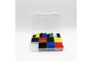 580pcs/Set Polyolefin PE Heat Shrinkable Tube Kit Colorful Different Sizes for Wire Cable Insulated Sleeves