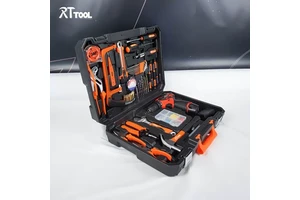 Electrical Maintenance Tool Boxes Kit Home Electrician Hand Tools with Plastic Storage OEM Customizable