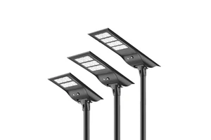 Reliable All-In-One LED Solar Street Light IP65 Rated Long-Lasting Battery Durable Build 50000 Hours Lifespan 3-Year Warranty