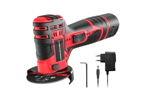 300W Portable Lithium Brushless Small Angle Grinder Home DIY Polishing Machine Rechargeable Cordless Mini Electric Angle Grinder