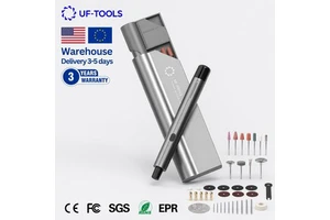 46pcs Brushless Electric Rotary Tool Kit Cordless Pen-Style Grinder 5-Speed For Miniature Painting Model Cutting Sanding
