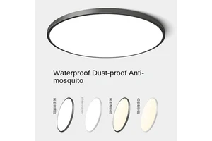 Three-proof LED Plastic Ceiling Lamp for Kitchen Bathroom Balcony-Ultra-thin IP54 Waterproof Modern Design 3-Year Warranty