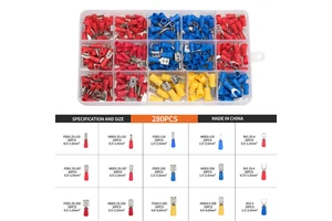 Cold Pressed Terminal Connector 280PCS Insulation Sleeve Combination Set