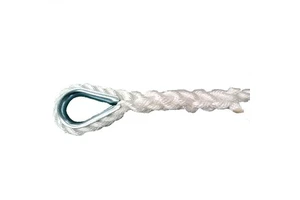 High Quality Nylon Multifilament Twist Marine Mooring Rope with Thimble for Yacht