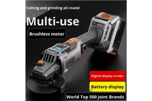 Brushless Angle Grinder, Lithium Battery, Portable High Power, Cordless Cutting Polishing Grinding Machine, Multi-Function