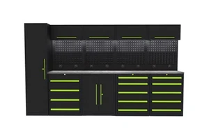 Modern Design Modular Tool Box Workbench Workshop Toolbox Combination Workbench for Garage Storage Metal Tool Cabinet