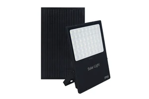 High Quality Municipal Engineering Outdoor Waterproof Reflector Intelligent Solar Flood Light Remote Control Dusk To Dawn 50W