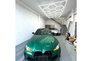 Hot-selling 6500K Bee Hive Lighting Hexagon Club Roof Light Detailing Working Lights for Garage Hex Lamp 15 Grid