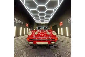 Etop Manufacturer Led Sports Hall Lighting Garage Car Detailing Light Hexagon for Carshop and Barbershop
