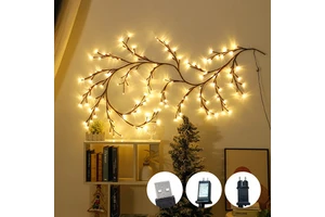 Popular DIY Shape Branch Light Tree Home Wall Decoration Led Light Warm White Colorful Halloween Decoration Light Branch Lamp