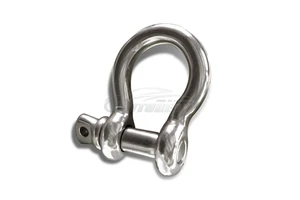 Heavy Duty Stainless Steel G-209 US Type Shackle 10 Ton Capacity 6/4 Times Safety Factor for Lifting Rigging Marine Applications