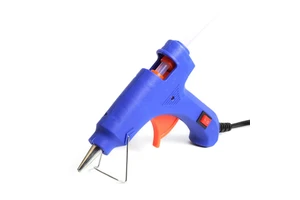 Hot Glue Gun 20W Blue Glue Gun Hot Melt Glue Gun with Indicator Light Diy Tools Hand Tools