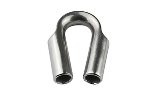 Super Supplier Modern Style Stainless Steel Wire Rope Thimbles Tube Type Thimble Cable Thimbles Marine Grade Rigging
