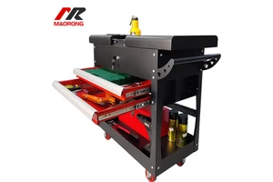 MaoRong 2 Drawers Lockable Waterproof Steel Metal Tool Box Roller Cabinet Trolley Cart OEM ODM