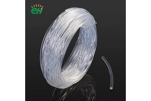 Rigid Core Side Glow Fiber Optic 0.5mm-1.5mm PMMA Solid Side Optical Fiber Light for Car Interior Signage Linear Lighting