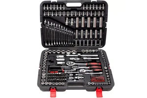 215 Pcs TOTAL professional workshop repairing socket wrenches tool set CRV material hardware tools kit in BMC