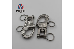 Sailing Boat Stainless Steel Quick Release Captive Pin Jaw Eye Shackle Bail Rigging Clip Clevis Jaw Swivel Snap Shackle