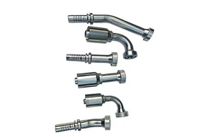Hydraulic Rotary Union Joint Compact High Pressure Anti-Loosening Hydraulic Hose Connector 45# Steel/Stainless Steel for