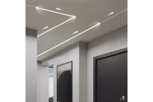 Led Linear Lamp Slot U-shaped Linear Lamp Aluminum Slot Lamp With Embedded Linear Light