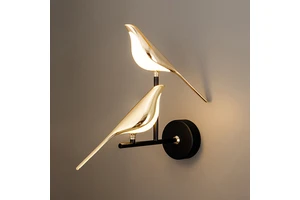 Kasanto Cuckoo Bird Shape Wall Lamps Light Luxury Home Decor LED Wall Sconce Postmodern Design Indoor Decorative Lights Lighting