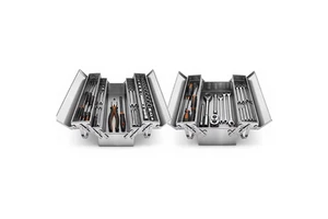 Hot-selling Multi-functional Metal Car Tool Storage Box Auto Repair Folding Waterproof Portable Toolbox
