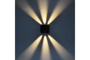 New Design Outdoor Garden Waterproof up and Down Wall Lamp Adjustable Corner Pattern Decoration Light