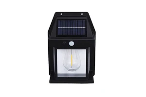 Solar Motion Sensor Wall Light Garden Fence Shed Light